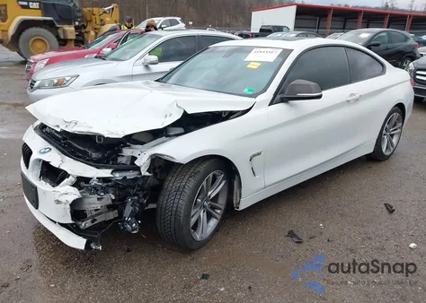 2014 BMW 428I из США, поврежденный, VIN WBA3N3C58EF712202